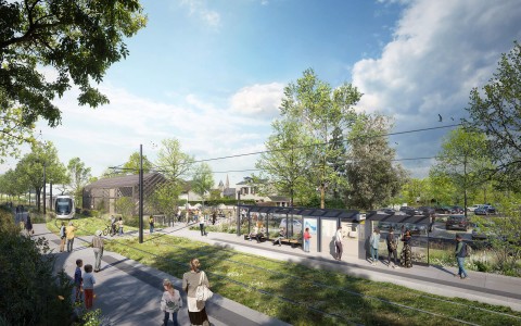 La seconde ligne <br> de tramway du Havre vue-jardin_mdf-3_lite